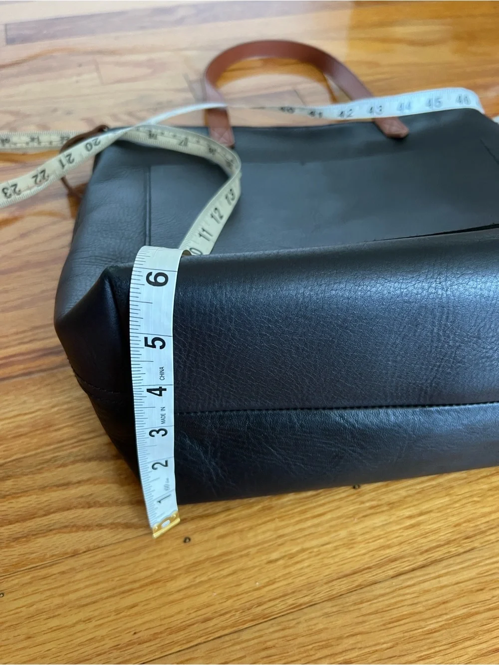 Madewell Leather Zip-Top Medium Transport Tote NWOT